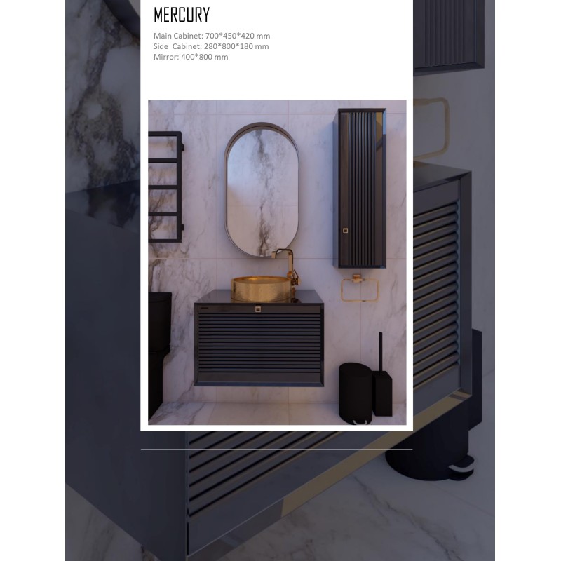 روشویی کابینتی مدل مِررکوری