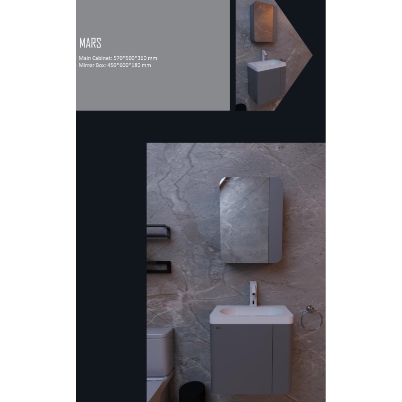 روشویی کابینتی مدل مارس