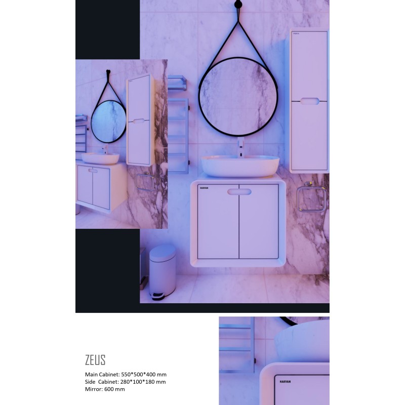 روشویی کابینتی مدل زِئوس